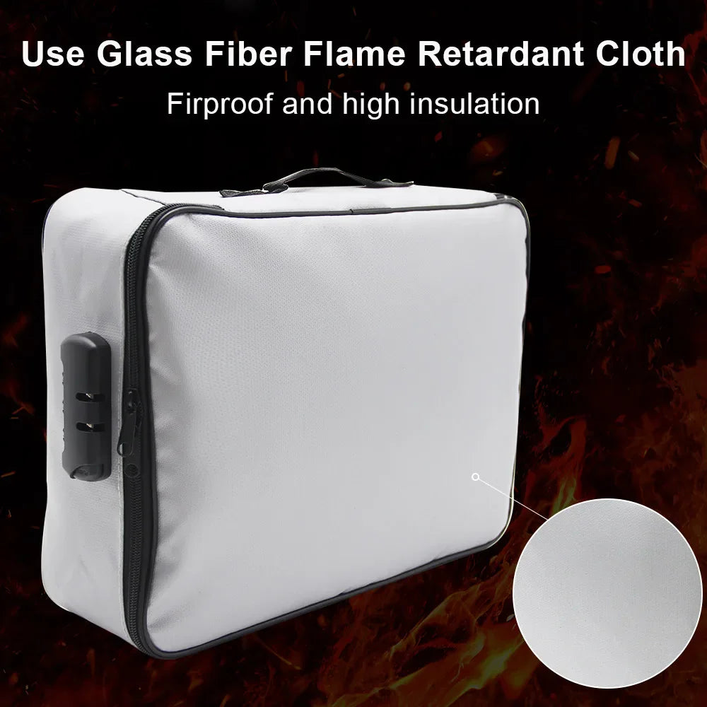 Fireproof Travel Document Organizer