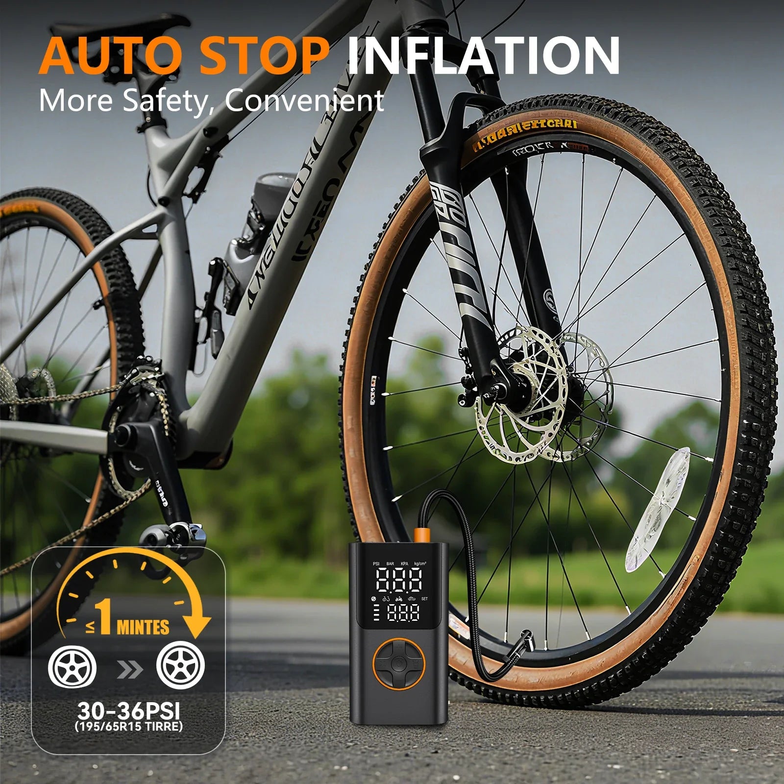Portable Power Tire Pump